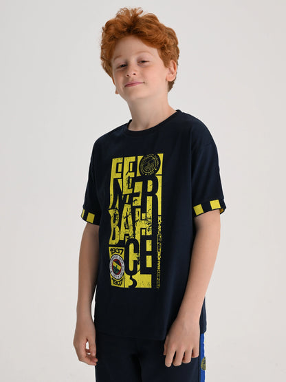 Fenerbahçe Lacivert Tribün Fb 1907 Çocuk Tshirt