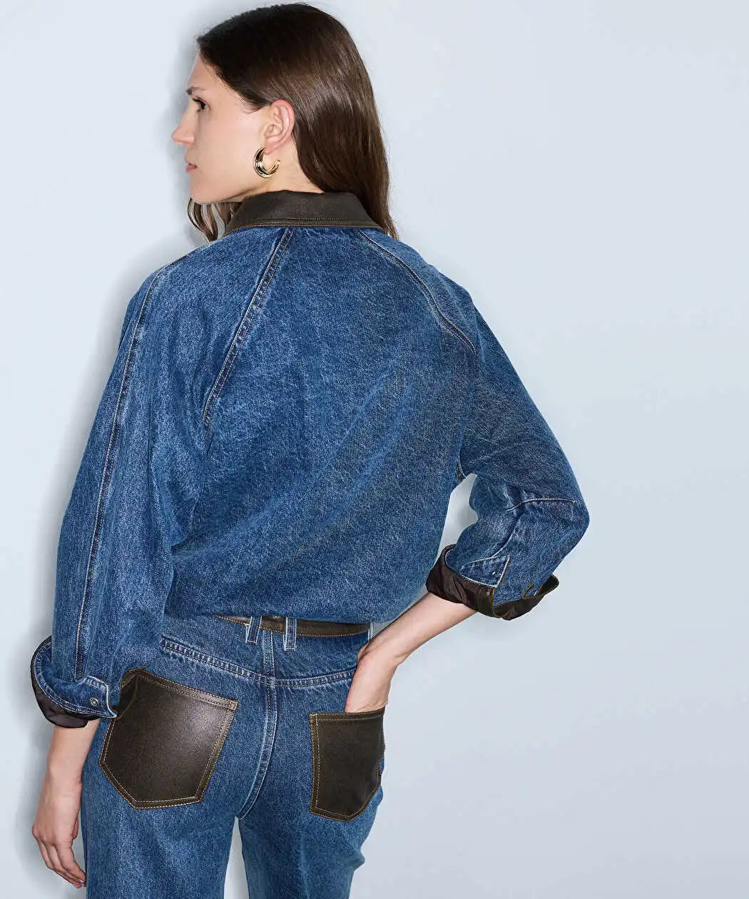 Mavi Kumaş Mix Denim Ceket Iw6260005124629 | Ipekyol