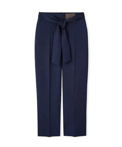 Lacivert Kuşaklı Carrot Pantolon Iw6260003195015 | Ipekyol
