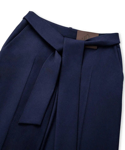 Lacivert Kuşaklı Carrot Pantolon Iw6260003195015 | Ipekyol
