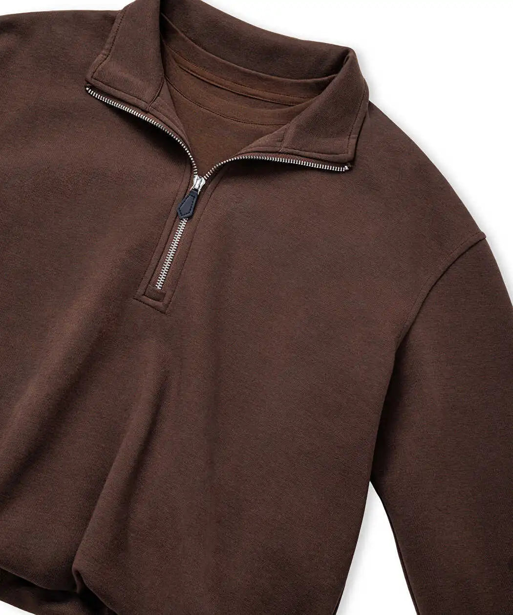 Kahverengi Çift Parça Görünüm Sweatshirt Iw6260091112074 | Ipekyol