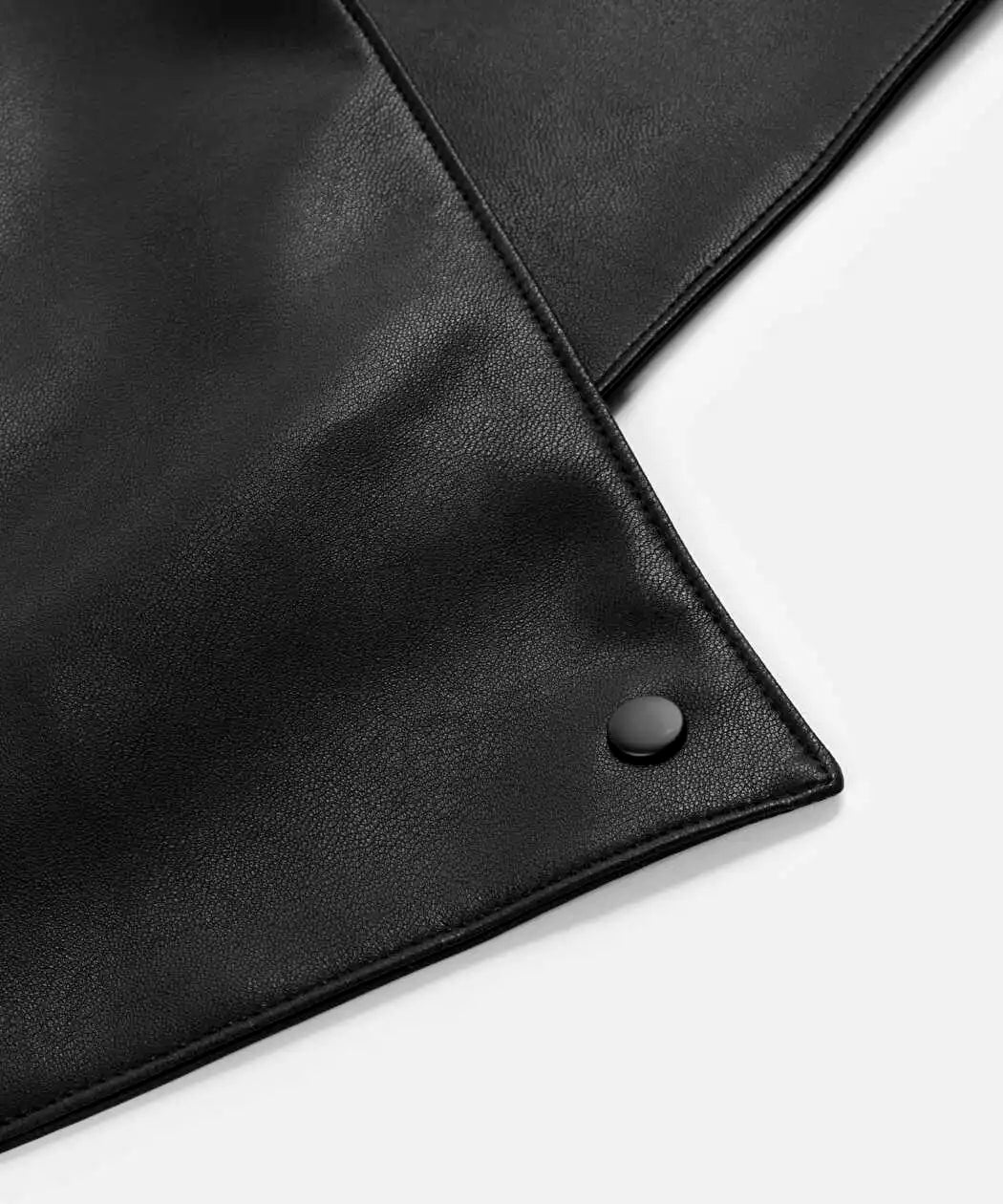 Siyah Deri Görünümlü Atkı Iw6260067007001 | Ipekyol