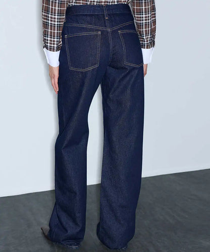 Lacivert Kontrast Dikişli Jean Pantolon Iw6260018016015 | Ipekyol