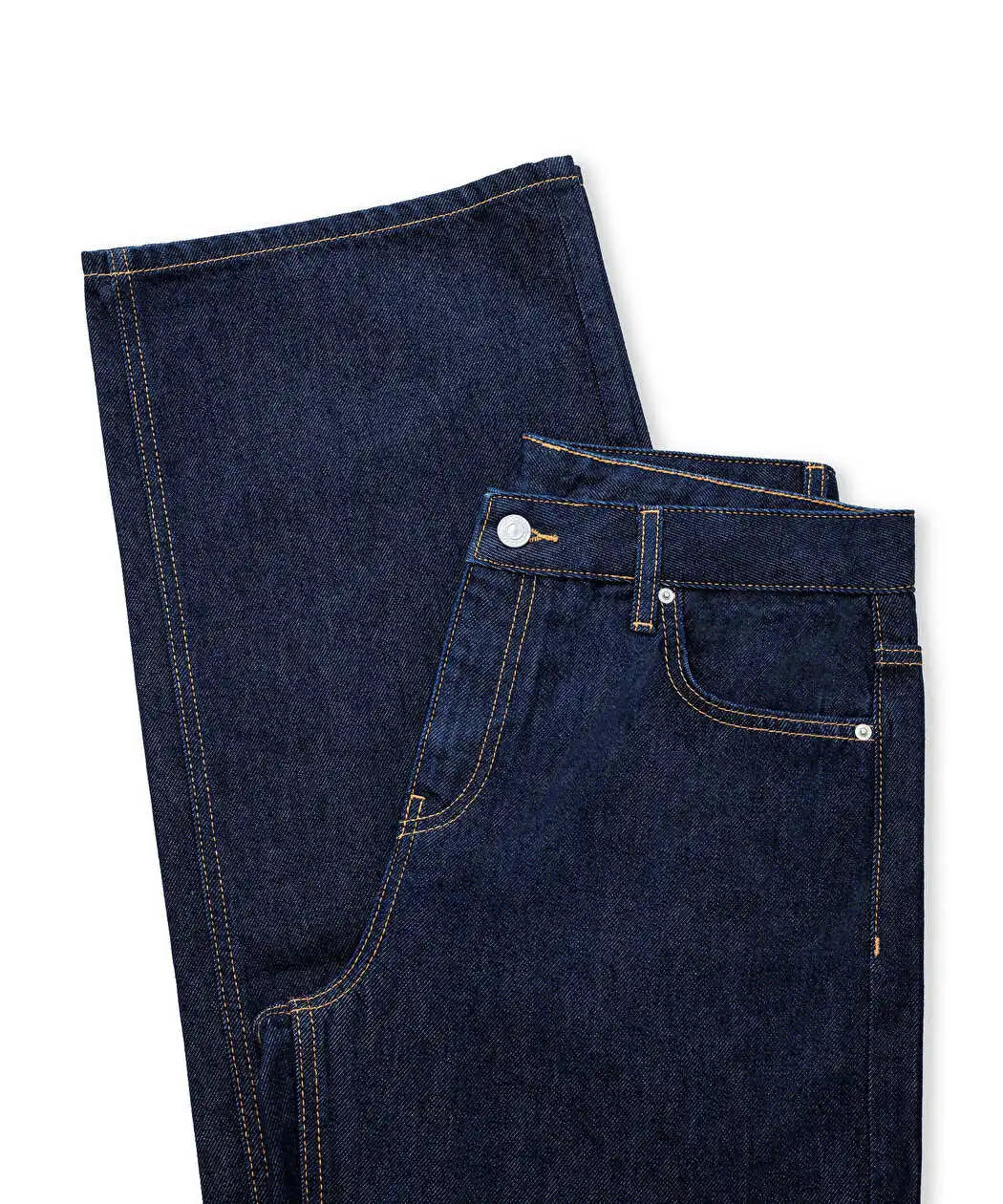 Lacivert Kontrast Dikişli Jean Pantolon Iw6260018016015 | Ipekyol