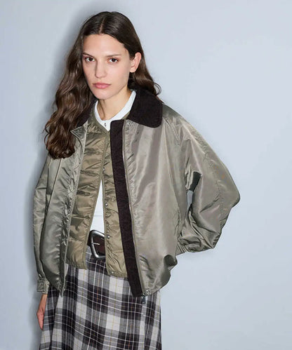 Haki Çift Parça Bomber Mont Iw6260012391022 | Ipekyol