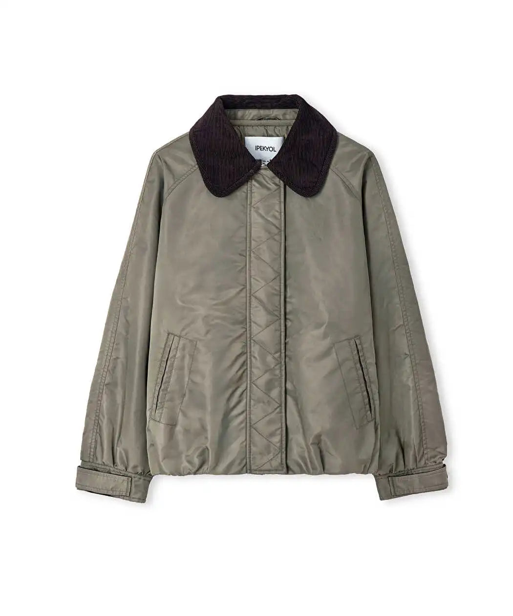 Haki Çift Parça Bomber Mont Iw6260012391022 | Ipekyol