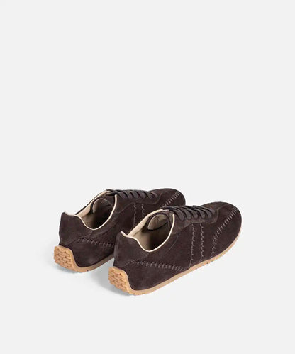 Kahverengi %100 Deri Süet Üst Dikişli Sneaker Iw6260062005006 | Ipekyol