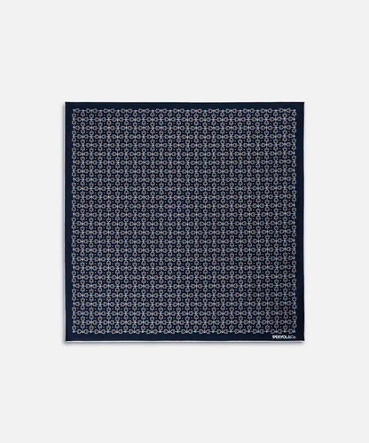 Lacivert Desenli %100 Ipek Fular Iw6260065005015 | Ipekyol
