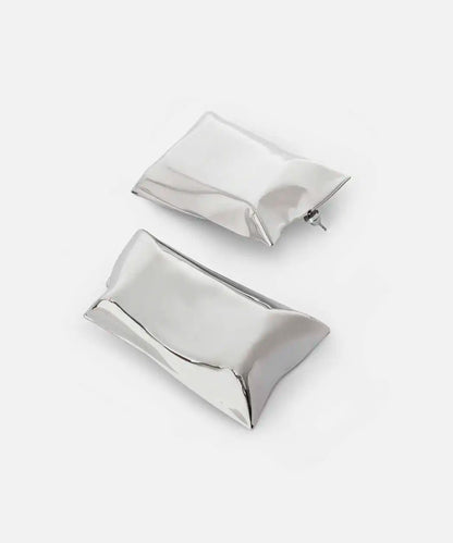 Gümüş Maksi Metal Küpe Iw6260068063122 | Ipekyol