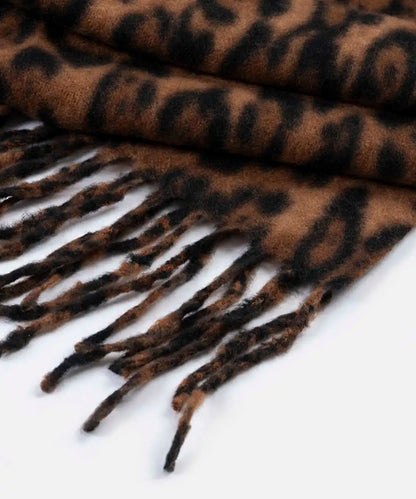Kahverengi Leopar Desen Atkı Iw6260067005cd4 | Ipekyol
