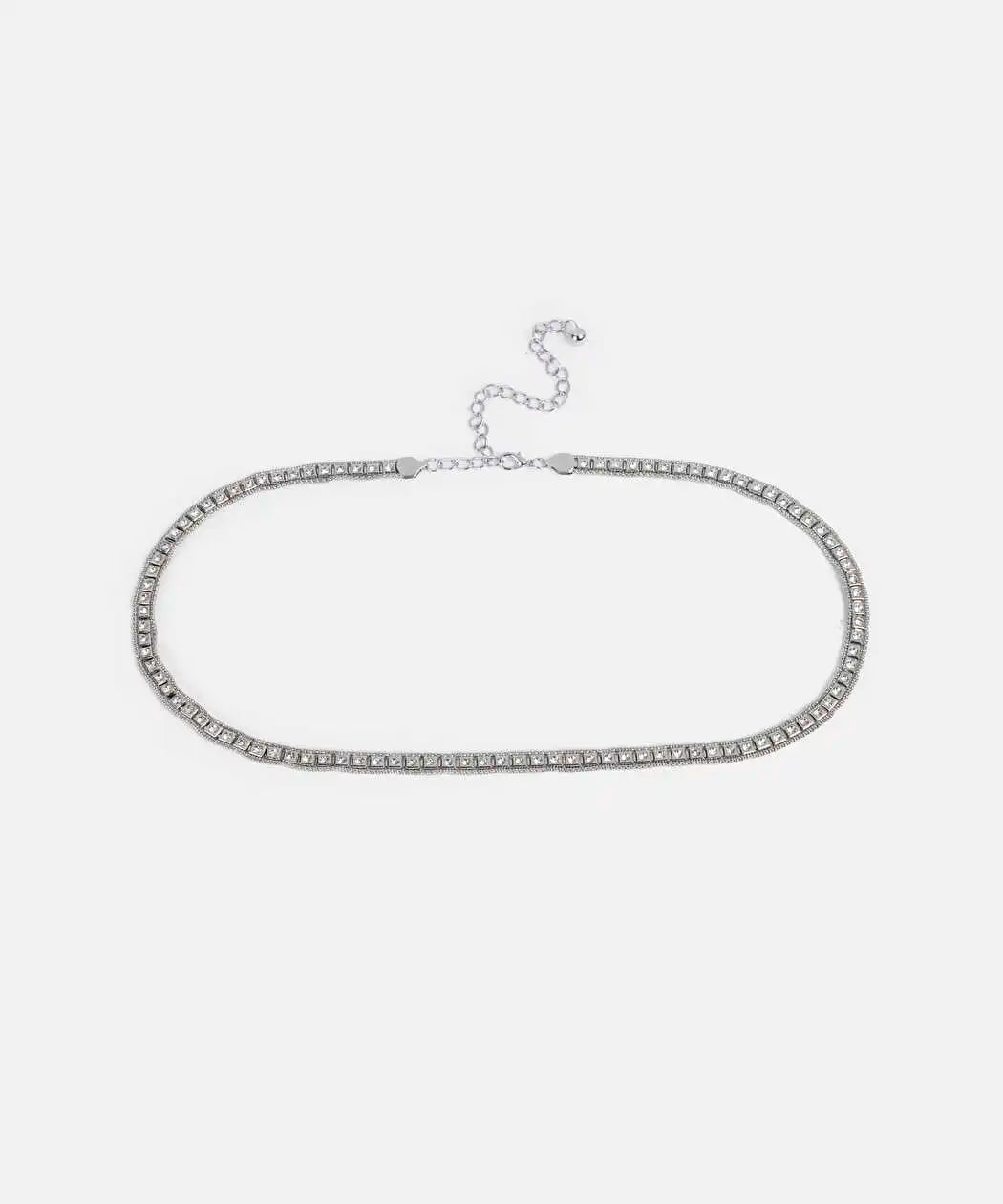 Gümüş Strass Taşlı Metal Kemer Iw6260053017122 | Ipekyol