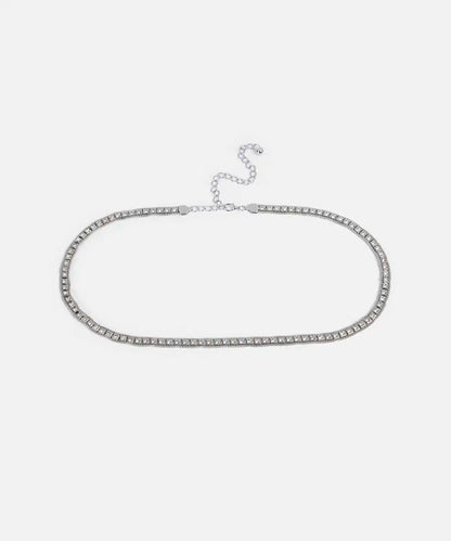 Gümüş Strass Taşlı Metal Kemer Iw6260053017122 | Ipekyol