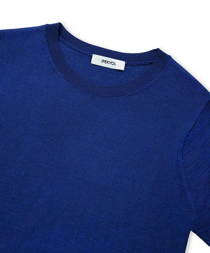 Lacivert Yün Içerikli Basic Triko Iw6260050045015 | Ipekyol