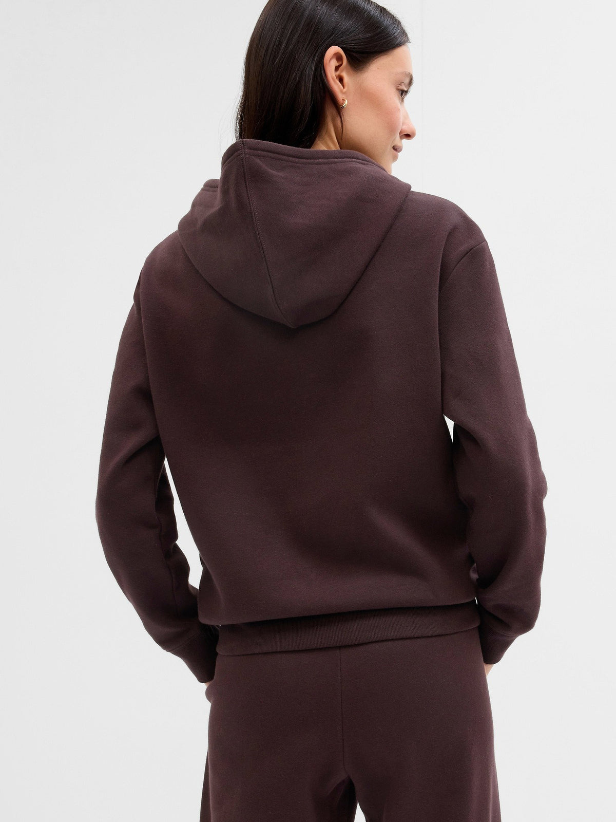 Kahverengi Gap Logo Fleece Sweatshirt
