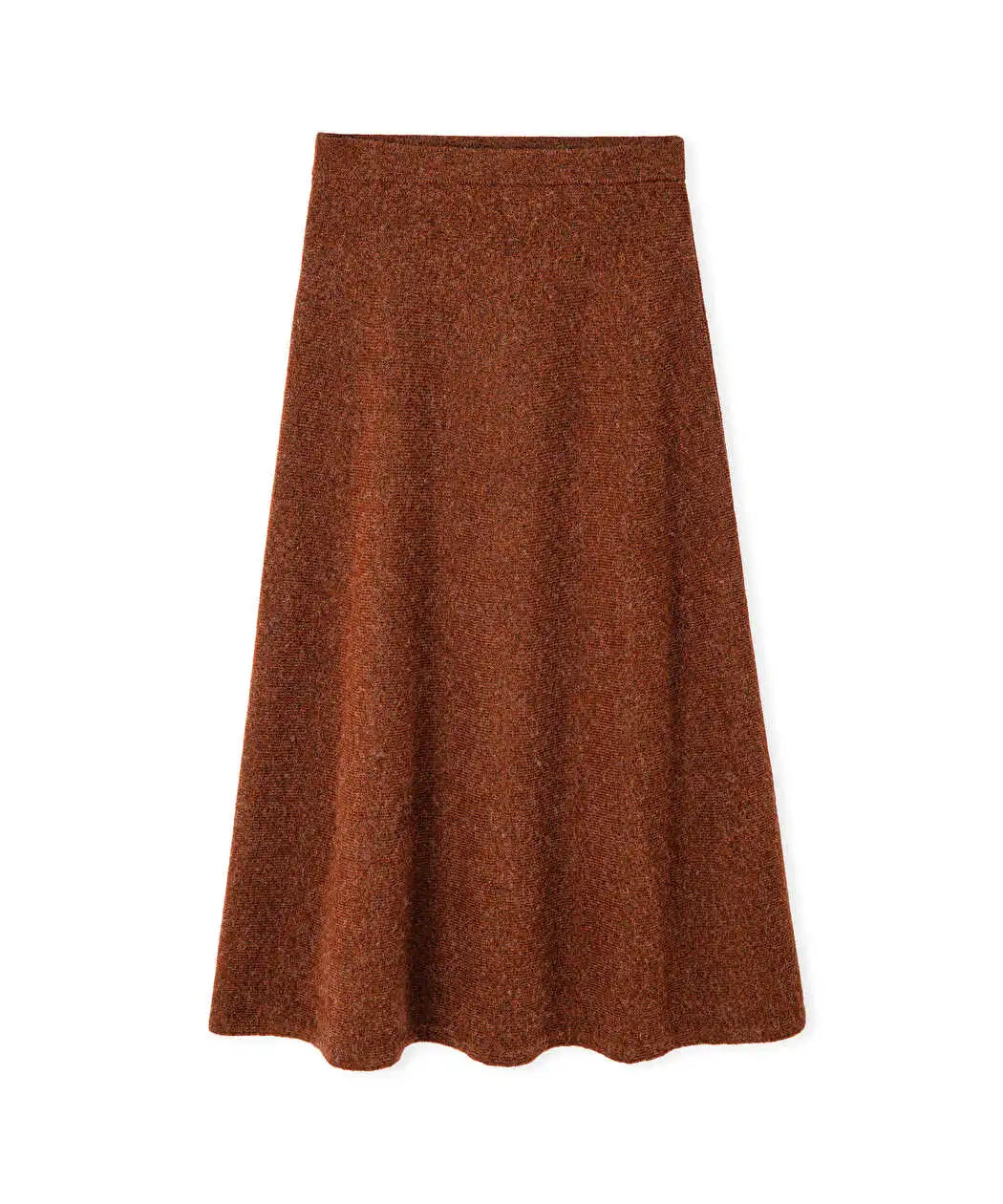 Turuncu Triko Midi Etek Iw6260004130054 | Ipekyol