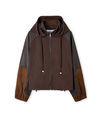 Kahverengi Kumaş Mix Colorblock Mont Iw6260012418074 | Ipekyol