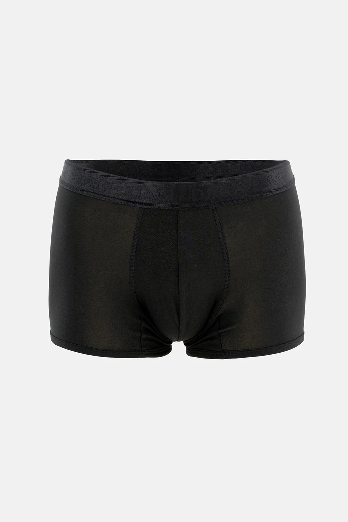 Bordo-siyah 3'lü Desenli Micro Modal Boxer