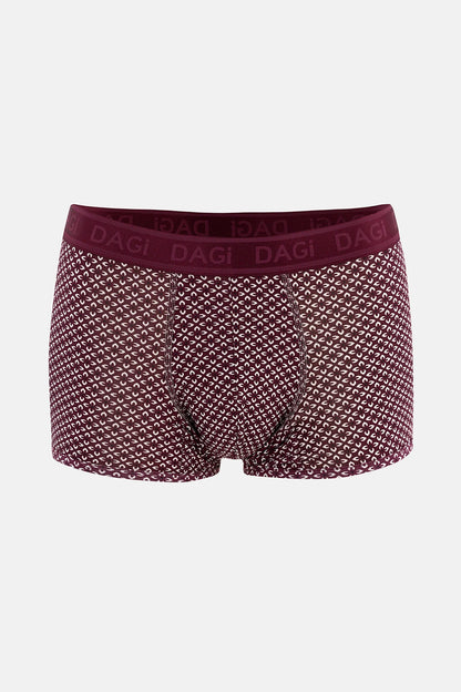 Mürdüm Desenli Micro Modal Boxer