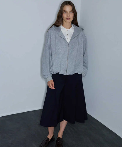 Gri Kapüşonlu Balon Sweatshirt Iw6260091122126 | Ipekyol