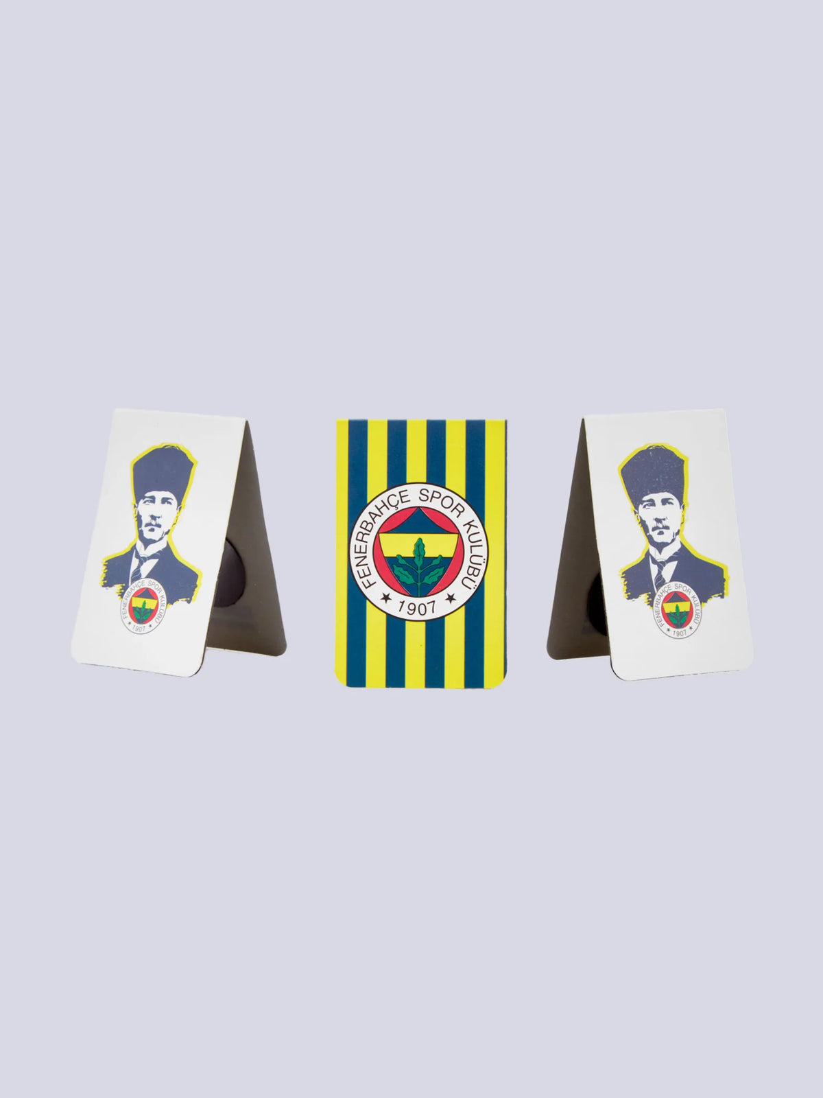 Fenerbahçe Atatürk Üçlü Mıknatıslı Kitap Ayracı Seti