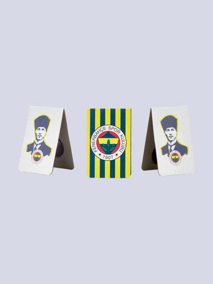 Fenerbahçe Atatürk Üçlü Mıknatıslı Kitap Ayracı Seti
