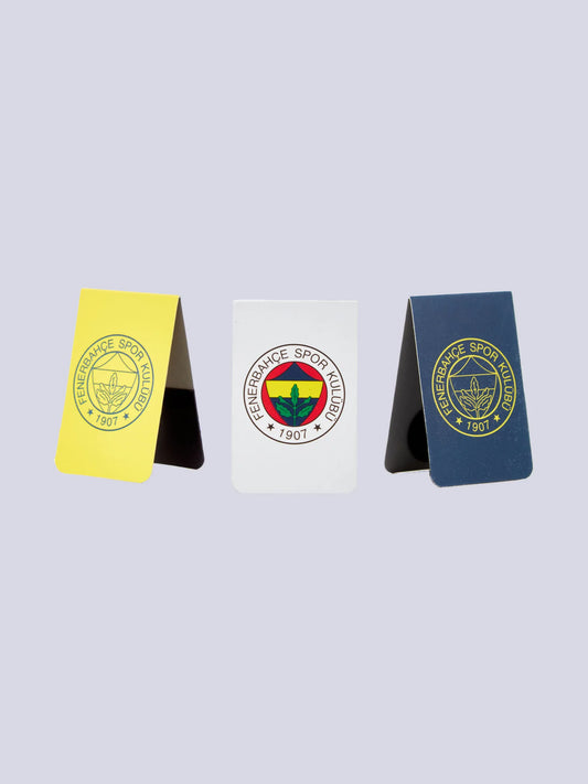 Fenerbahçe Arma Üçlü Mıknatıslı Kitap Ayracı Seti