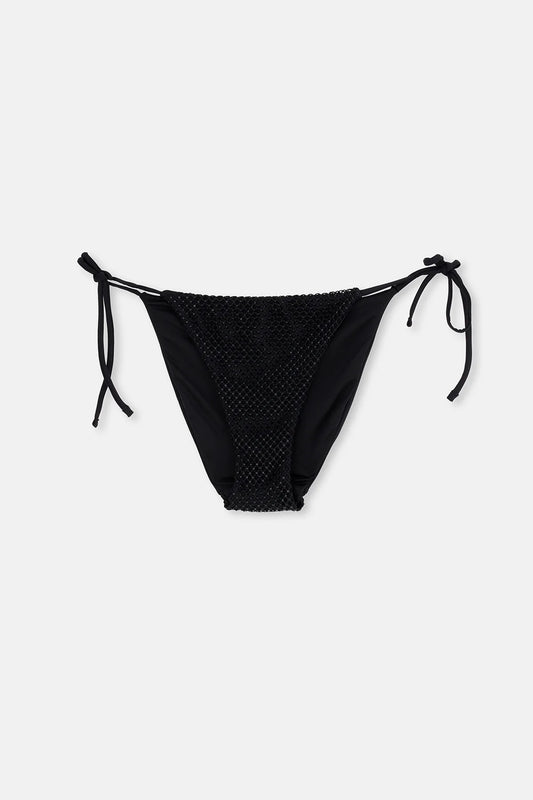 Siyah Düşük Bel Bikini Alt