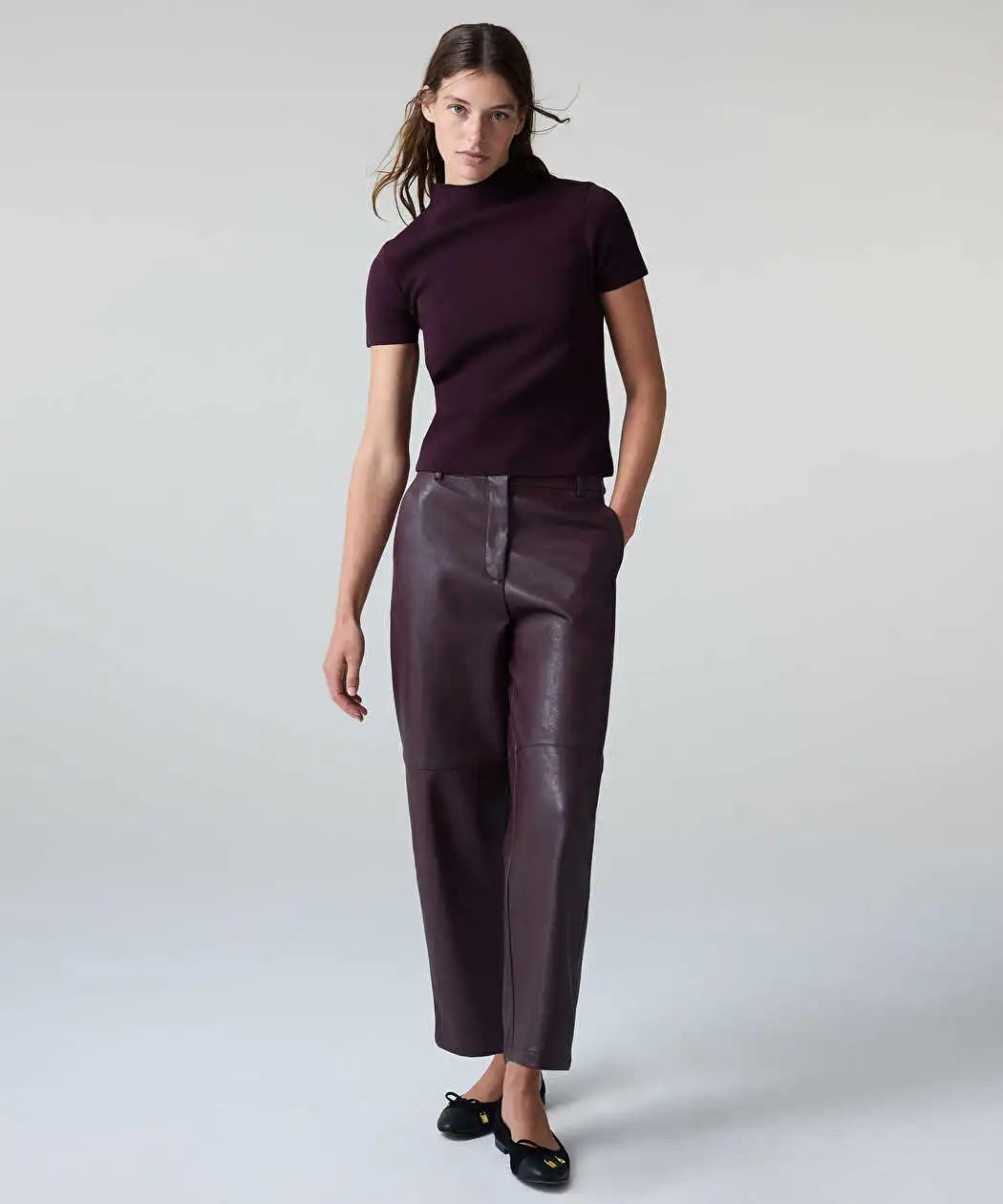 Mor Dik Yaka Basic Triko Iw6260050209008 | Ipekyol