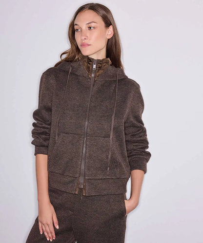 Kahverengi Çift Parça Görünüm Sweatshirt Iw6260091128074 | Ipekyol