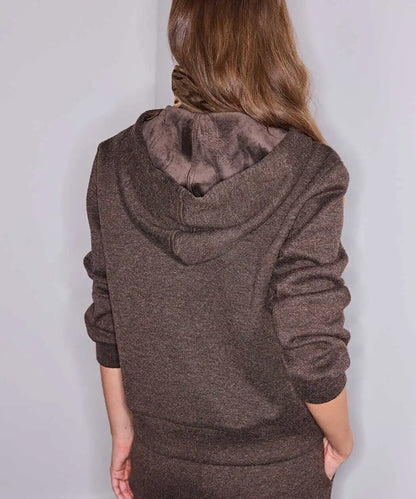 Kahverengi Çift Parça Görünüm Sweatshirt Iw6260091128074 | Ipekyol