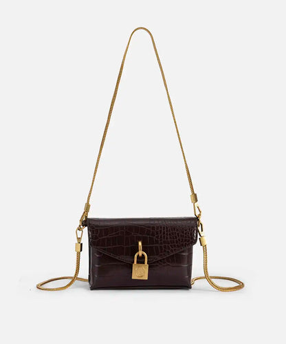 Kahverengi Timsah Derisi Görünümlü Clutch Iw6260121003006 | Ipekyol