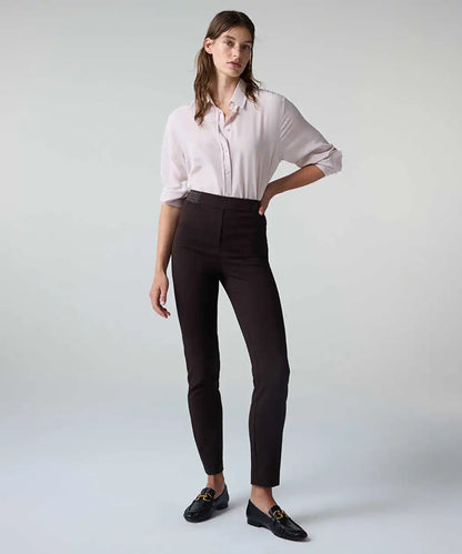 Kahverengi Lurex Bel Skinny Fit Pantolon Iw6260003263074 | Ipekyol