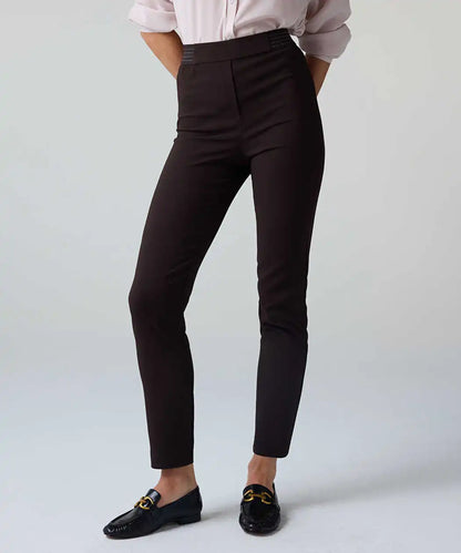 Kahverengi Lurex Bel Skinny Fit Pantolon Iw6260003263074 | Ipekyol