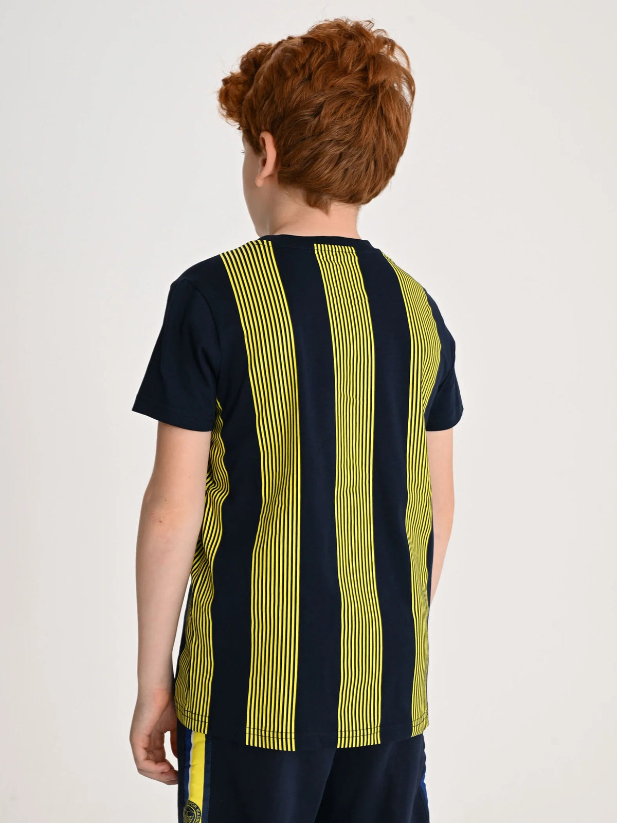 Fenerbahçe Lacivert Kolej Çubuk Detaylı Çocuk Tshirt