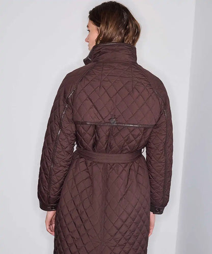 Natürel Kuşaklı Kapitone Mont Iw6260012153ad6 | Ipekyol