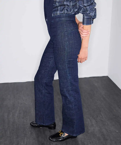 Lacivert Yüksek Bel Straight Fit Jean Pantolon Iw6260018056015 | Ipekyol