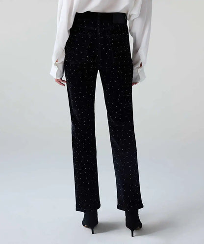 Siyah Hotfix Baskılı Straight Fit Jean Pantolon Iw6260018061001 | Ipekyol