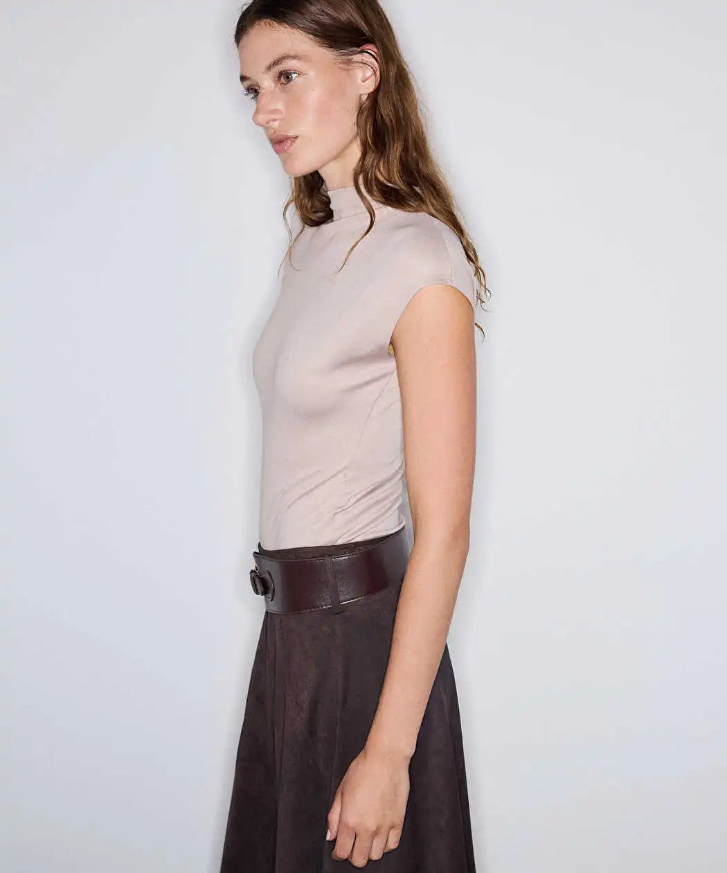 Bej Yüksek Yaka Basic Body Iw6260070192090 | Ipekyol