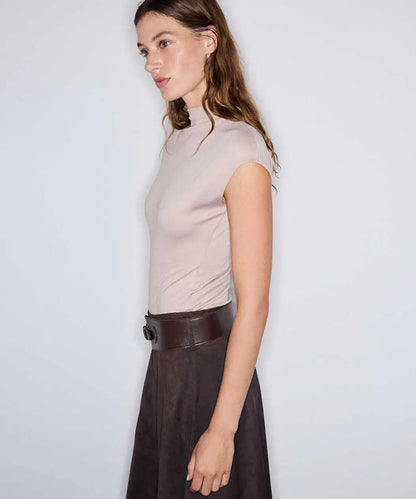 Bej Yüksek Yaka Basic Body Iw6260070192090 | Ipekyol