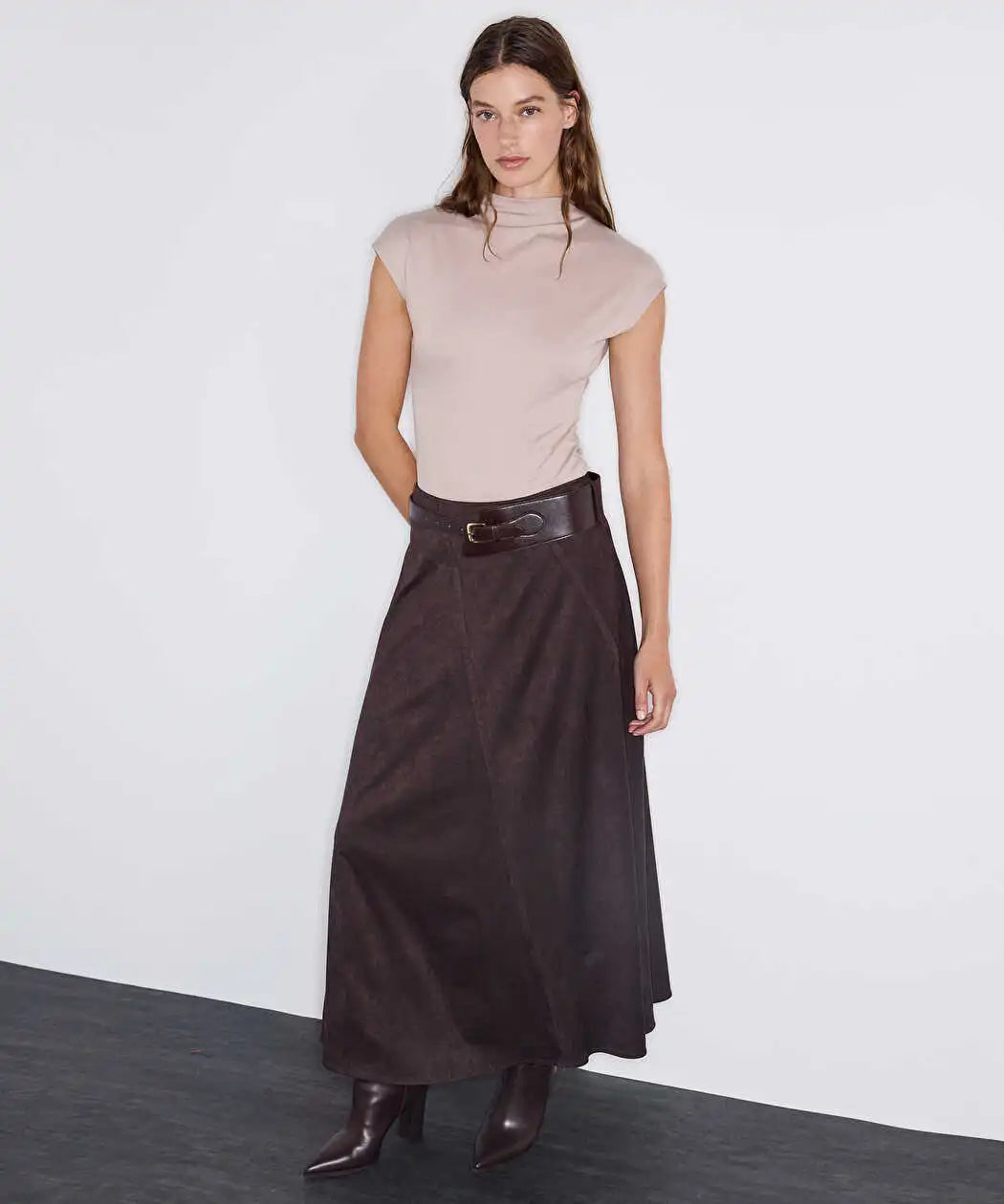 Bej Yüksek Yaka Basic Body Iw6260070192090 | Ipekyol