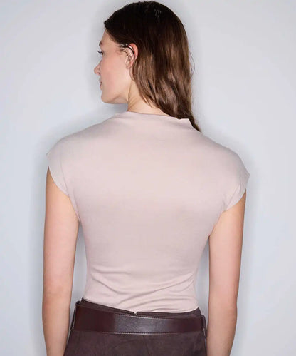 Bej Yüksek Yaka Basic Body Iw6260070192090 | Ipekyol