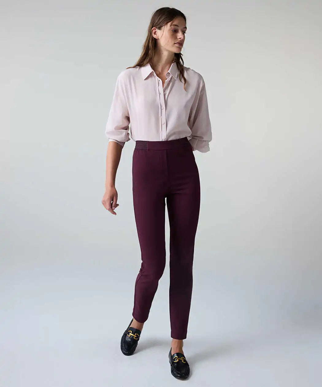 Mor Lurex Bel Skinny Fit Pantolon Iw6260003263008 | Ipekyol