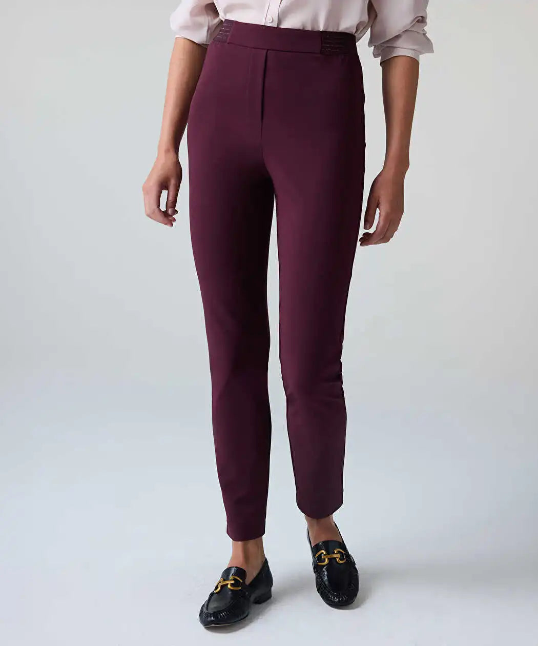 Mor Lurex Bel Skinny Fit Pantolon Iw6260003263008 | Ipekyol