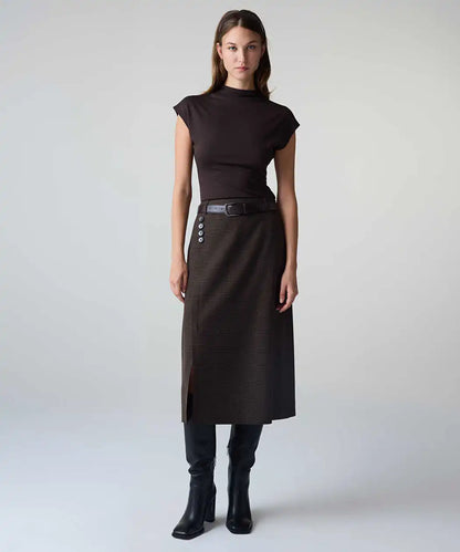 Kahverengi Yüksek Yaka Basic Body Iw6260070192074 | Ipekyol