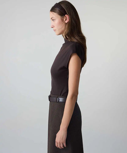 Kahverengi Yüksek Yaka Basic Body Iw6260070192074 | Ipekyol