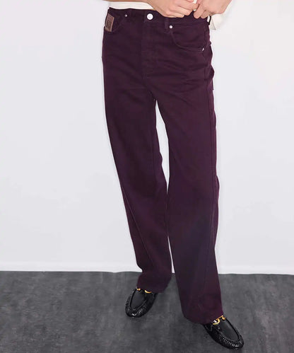 Mor Monogram Aksesuarlı Barrel Fit Jean Pantolon Iw6260018052008 | Ipekyol