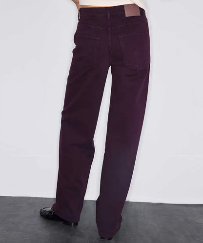 Mor Monogram Aksesuarlı Barrel Fit Jean Pantolon Iw6260018052008 | Ipekyol