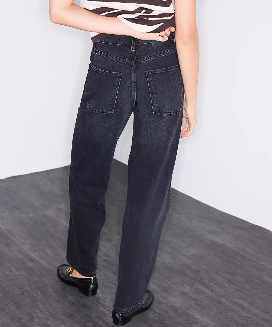 Siyah Barrel Fit Jean Pantolon Iw6260018051001 | Ipekyol