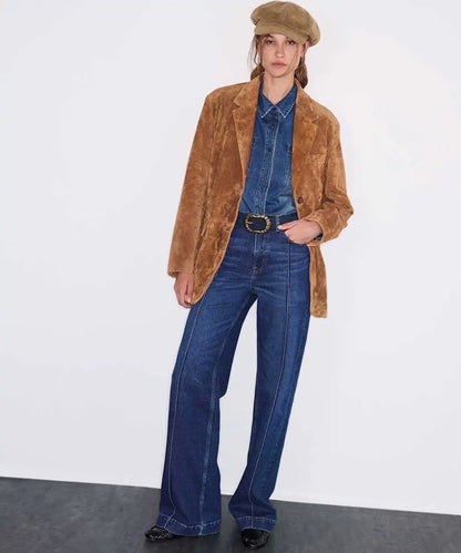 Mavi Yüksek Bel Wide Leg Jean Pantolon Iw6260018058ac7 | Ipekyol
