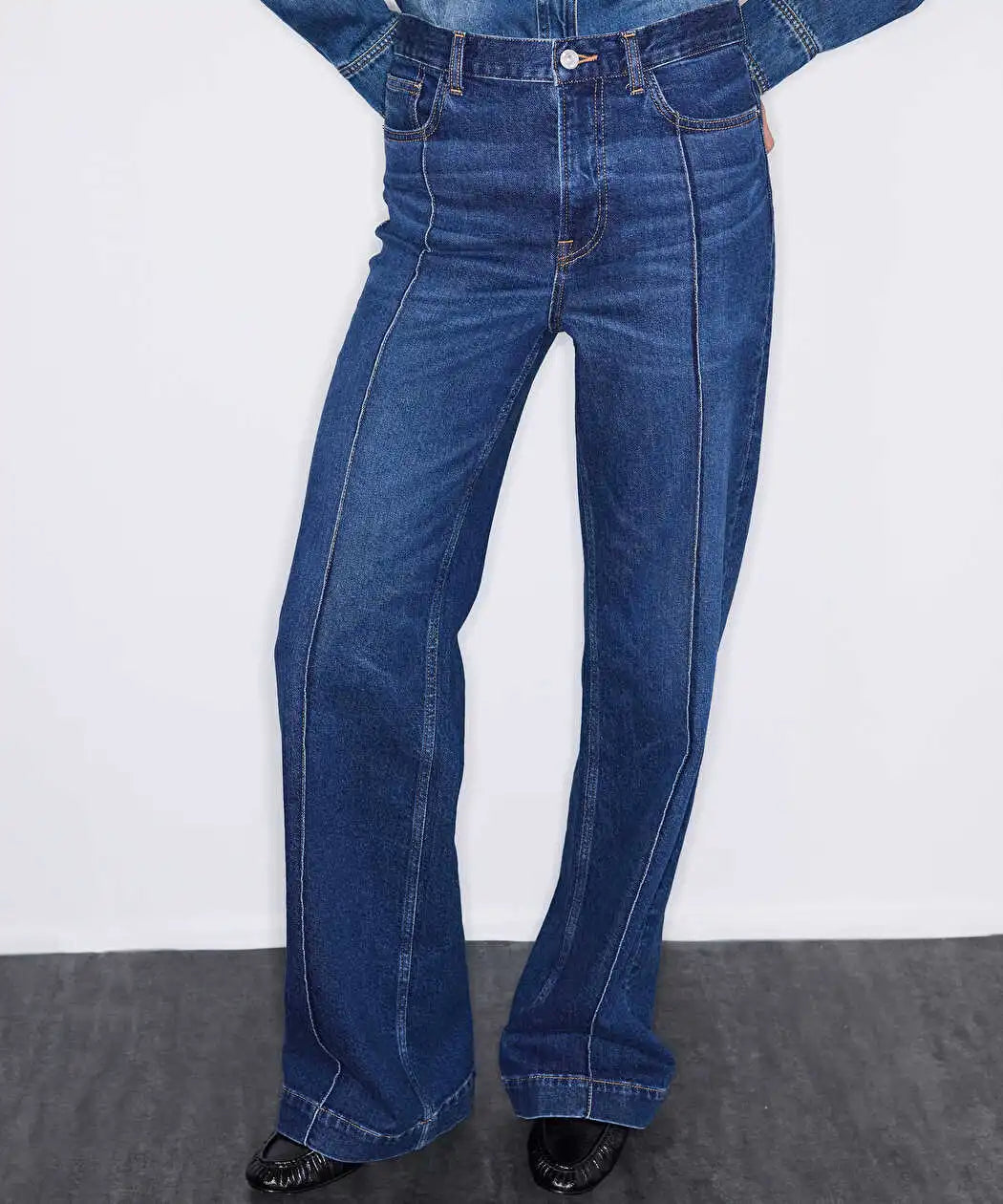 Mavi Yüksek Bel Wide Leg Jean Pantolon Iw6260018058ac7 | Ipekyol